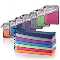 SYOURSELF Toalla de microfibra para viajes y deportes - XL- L- M- S - secado rápido- ligero- absorbente- suave - ideal…